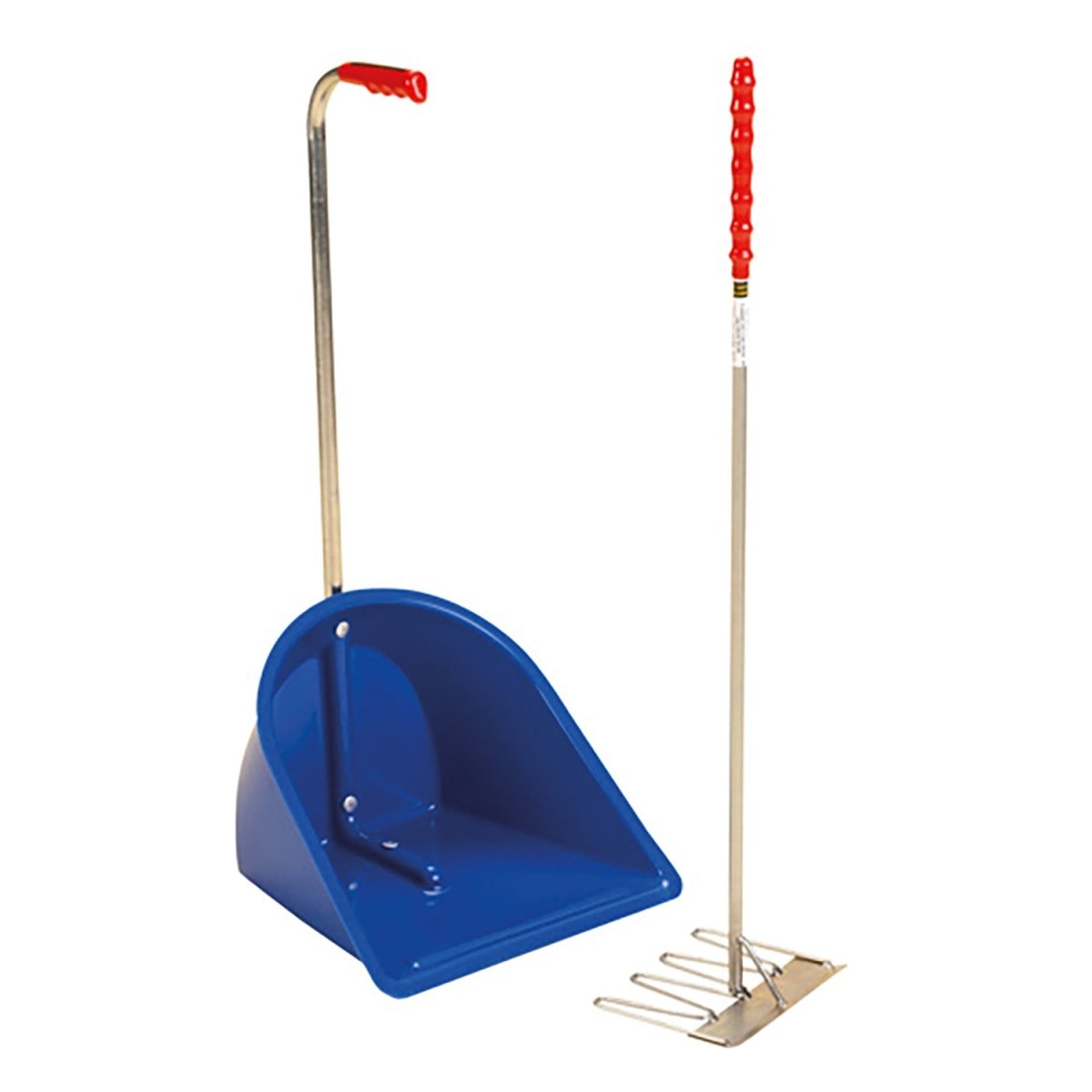 Stubbs Stable Mate Manure Collector High with Rake - Blue -