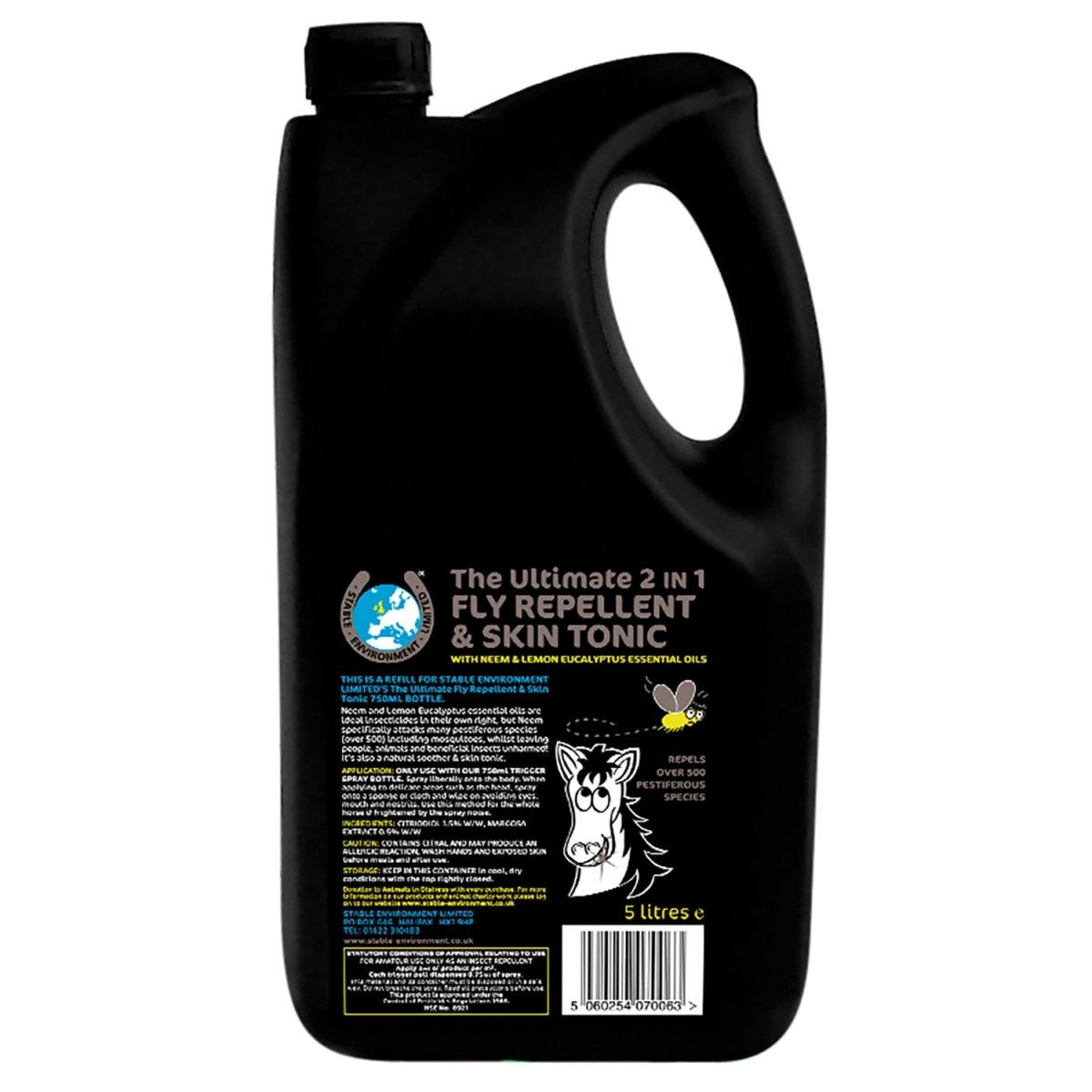 The Ultimate 2 In 1 Fly Repellent & Skin Tonic - 5Lt -