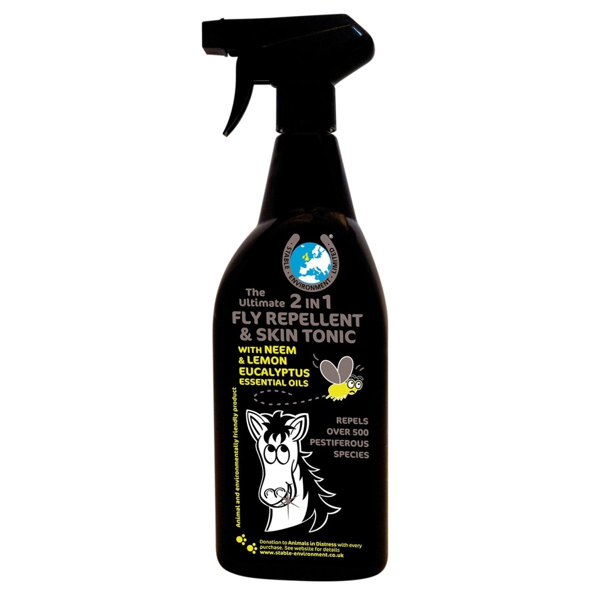 The Ultimate 2 In 1 Fly Repellent & Skin Tonic - 750Ml -