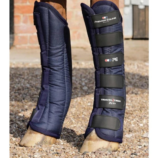Premier Equine Travel-Tech Xtra Travel Boots - Navy