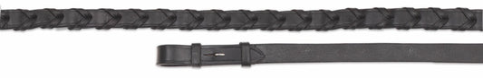 Velociti GARA Lace Leather Reins - Black - 54X3/4