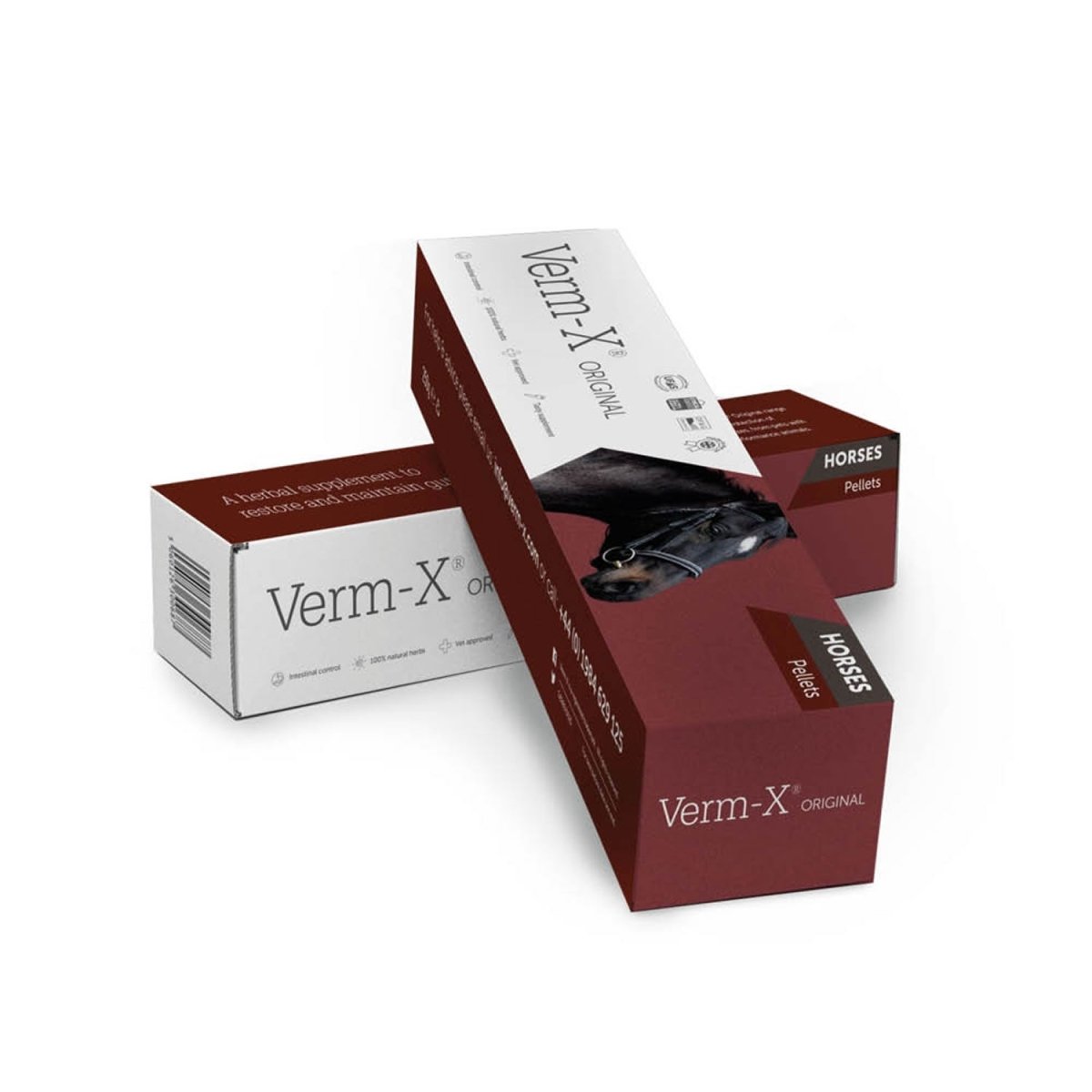 Verm-X Original Pellets For Horses & Ponies - 12X250GmBox -