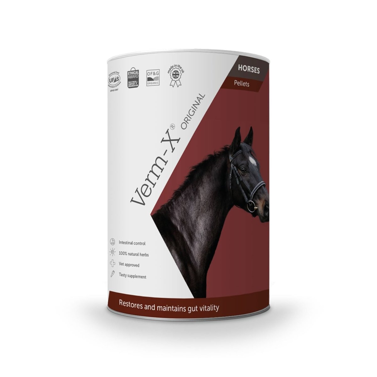 Verm-X Original Pellets For Horses & Ponies - 750GmTube -