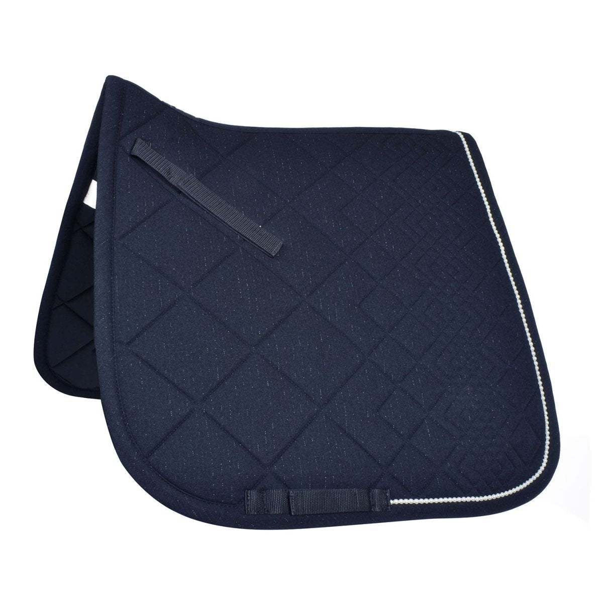 Whitaker Carnaby Dressage Saddle Pad - Navy - Full