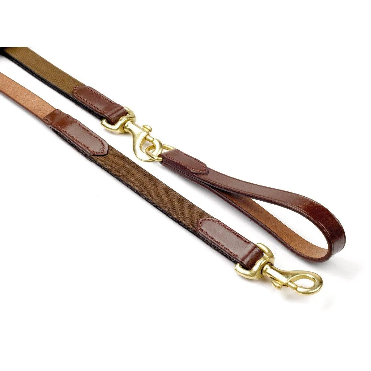 Whitaker Draw Reins Elastic - Havana -