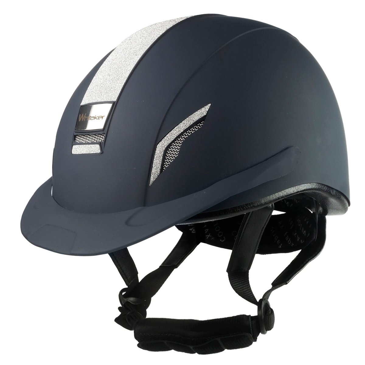 Whitaker Vx2 Sparkly Riding Helmet - Navy - Small(50-54Cm)